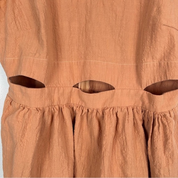 Eve Gravel Astrae Mini Cutout Dress Peach Blossom Tan XL - Picture 5 of 12